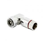4.3/10 MINI DIN Male Right Angle RF Connector For 1/2″ flexible cable