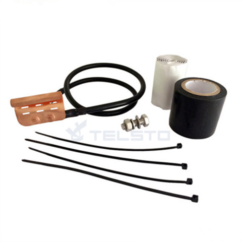 Feeder cable grounding kit