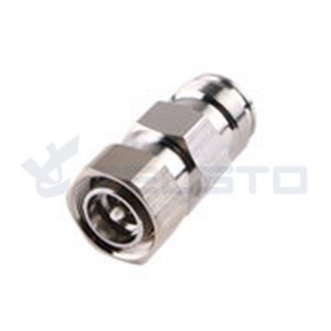 Coaxial screw adapter 4.3-10 male to 4.3-10 female