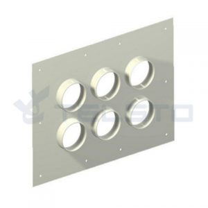 Feed-thru entry panels cable entry plate