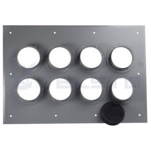 feeder cable wall entry plate