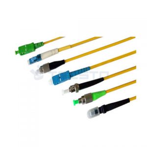 SC/APC to SC Fiber Optic Patch Cable – 1M / 3.28ft – Single Mode – SIMPLEX – Commercial QUALITY