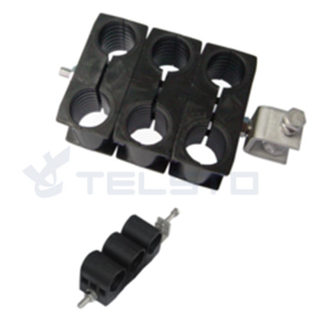 Metal stainless steel 7/8 rf feeder cable clamp